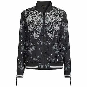 Johnny Was Active Butterfly Black Embroidered Women's Jacket Size Small